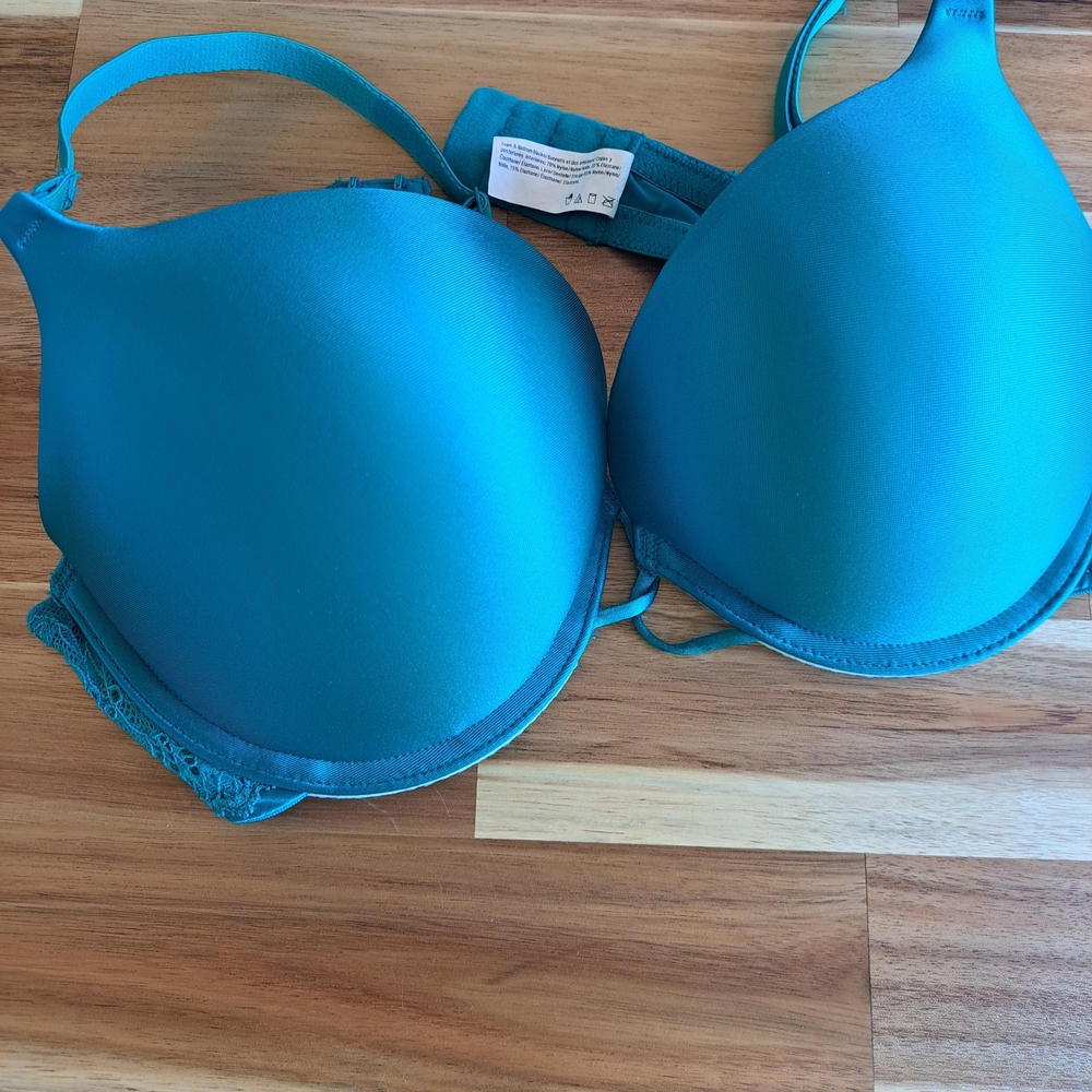 Maidenform Teal Padded Push Ups Bra 38B